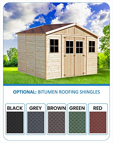 Wooden Garden Shed - Apex Shiplap Wooden Shed