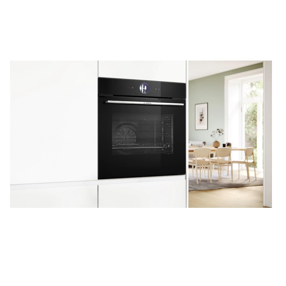Bosch HBA272BB3, Stiftung Warentest GUT (2,0)*, Serie 4 Einbau-Backofen 60 x 60 cm, Pyrolyse-Selbstreinigung & Hydrolyse