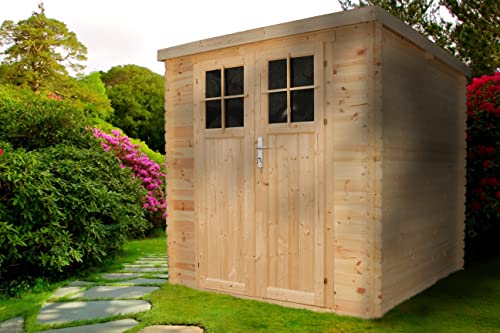 Wooden Garden Shed- Pent Shiplap Wooden Shed
