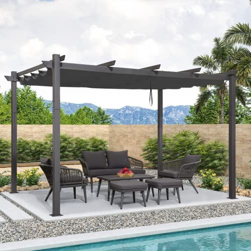 PURPLE LEAF 3 X 3.65 M Metal Pergola