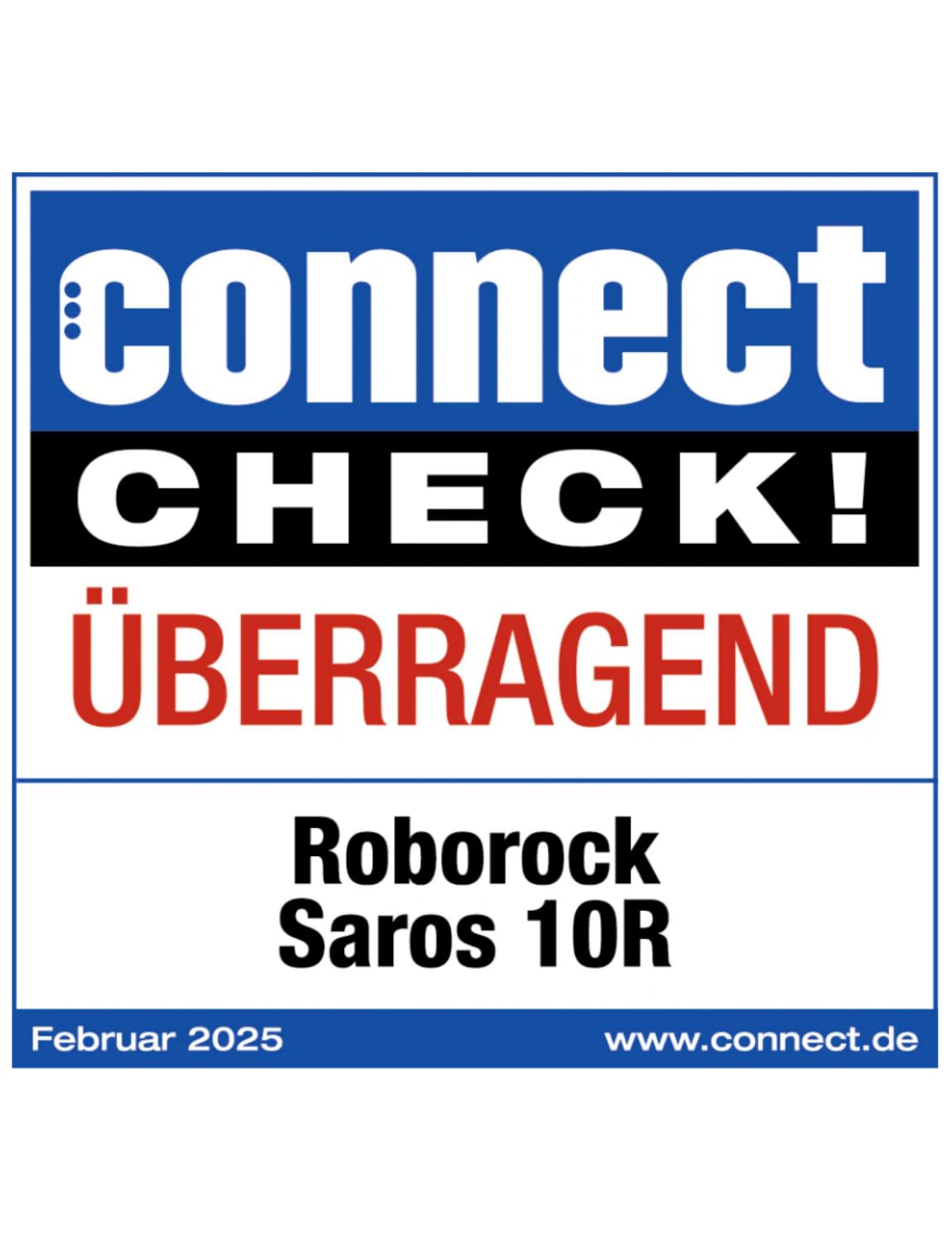 roborock Saros 10R Set Saugroboter mit Wischfunktion&angebbarem Wischmopp