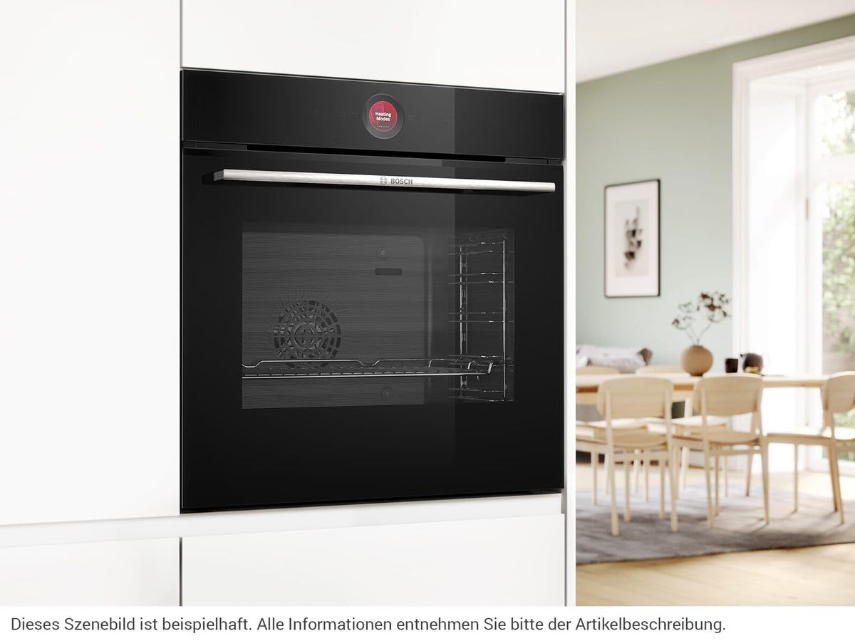 Bosch HBA272BB3, Stiftung Warentest GUT (2,0)*, Serie 4 Einbau-Backofen 60 x 60 cm, Pyrolyse-Selbstreinigung & Hydrolyse