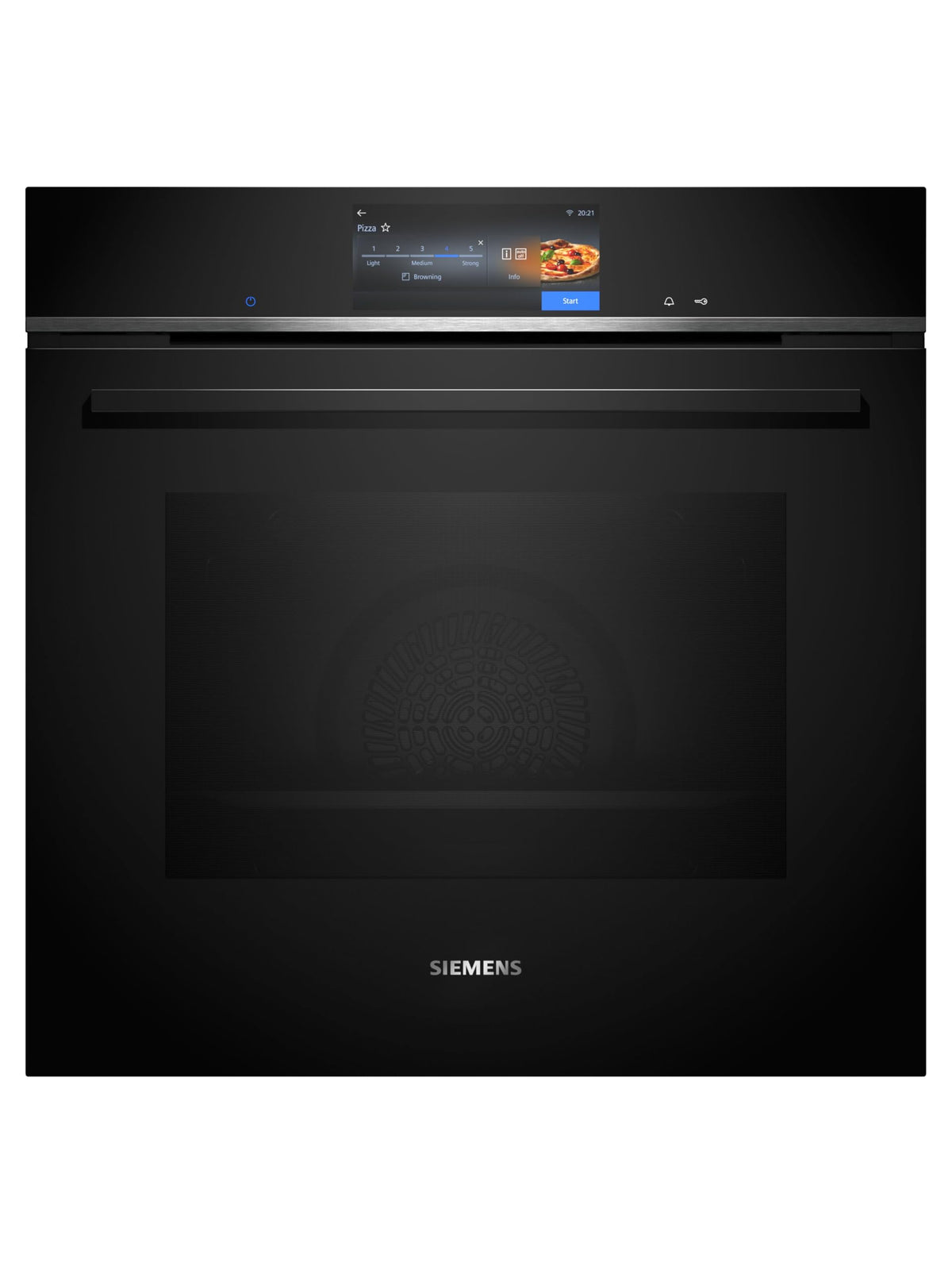 Siemens iQ700 Smarter Einbau-Backofen 60 x 60 cm Edelstahl HB774G1B1