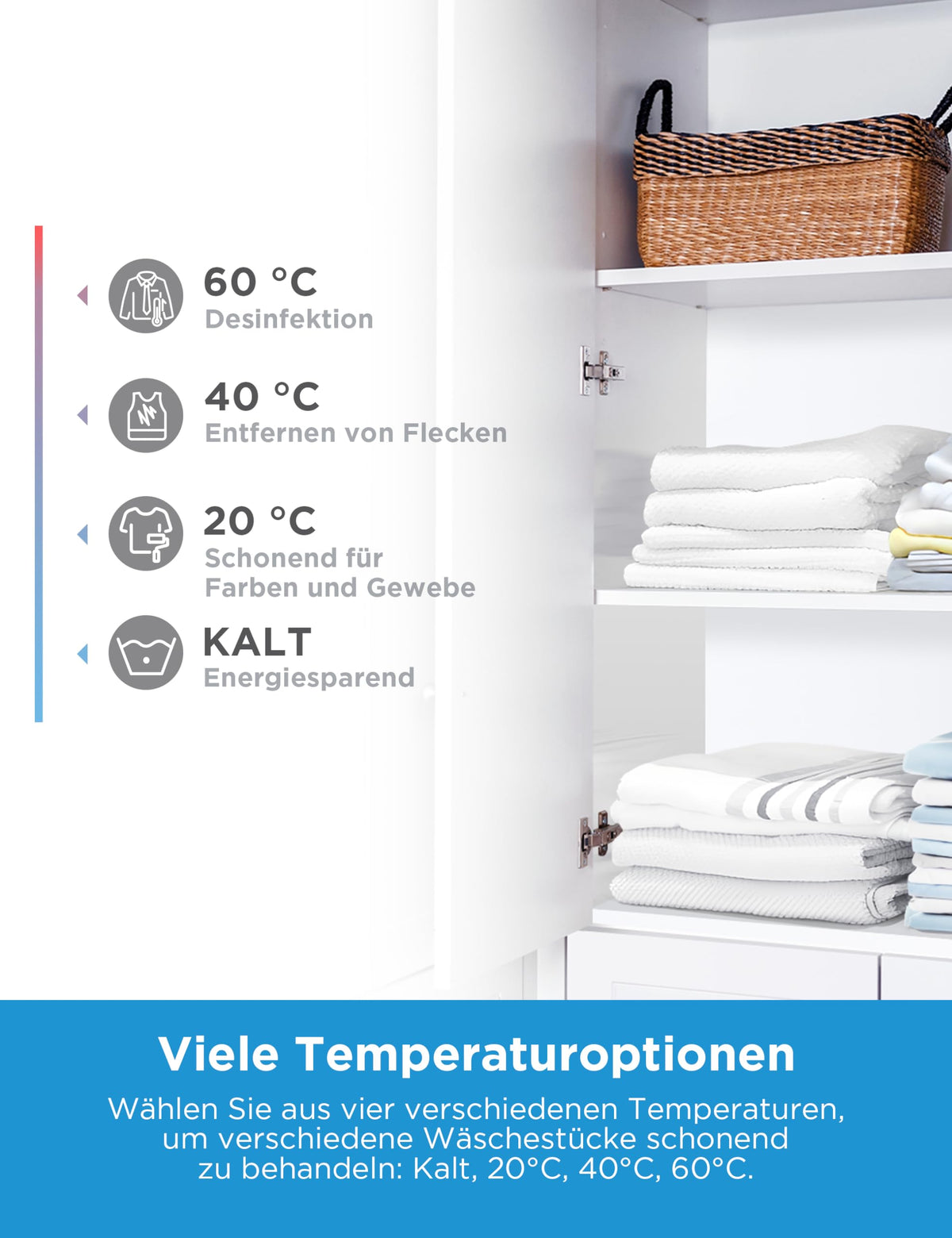 Midea Waschmaschine 7 kg Energieklasse A-10% 1400 U/Min Weiß MF10EW70BA10