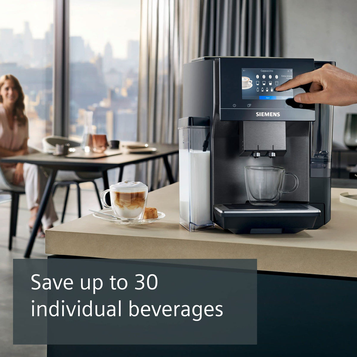 Siemens Home Connect Bean to Cup Fully