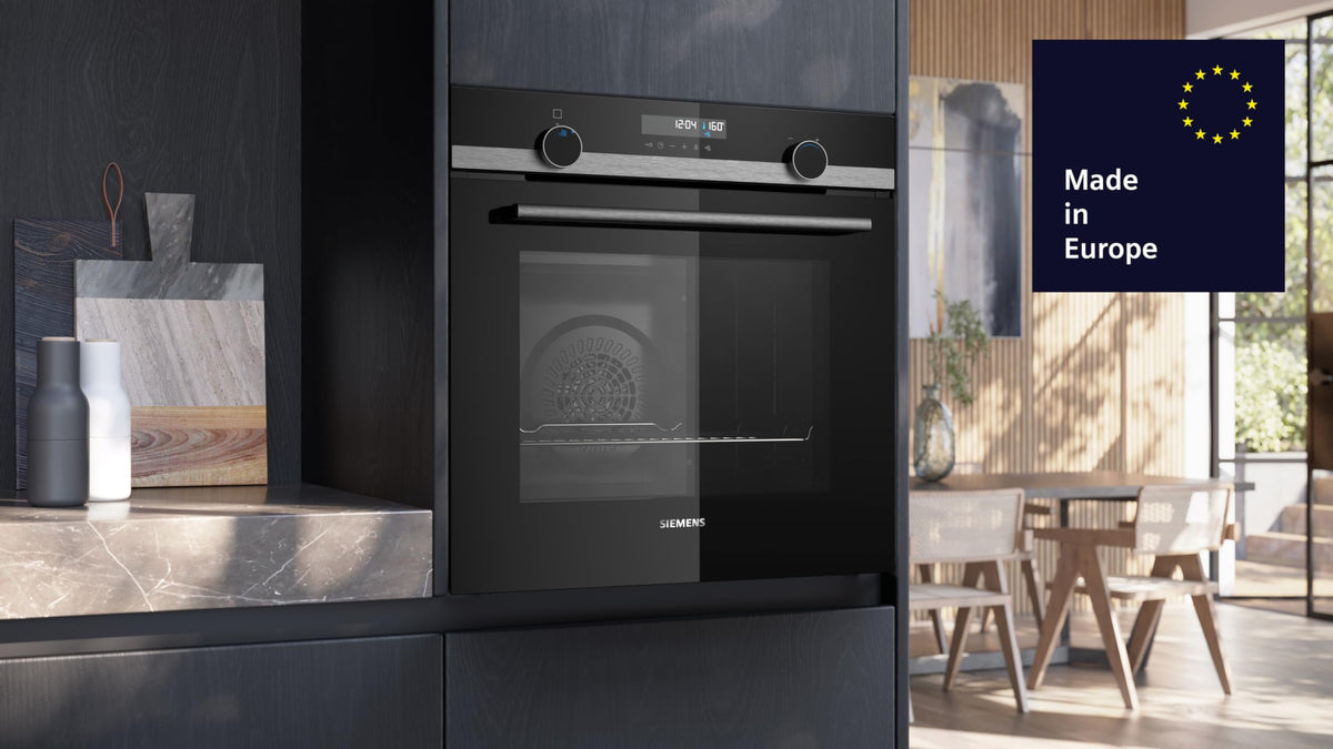 Siemens iQ700 Smarter Einbau-Backofen 60 x 60 cm Edelstahl HB774G1B1