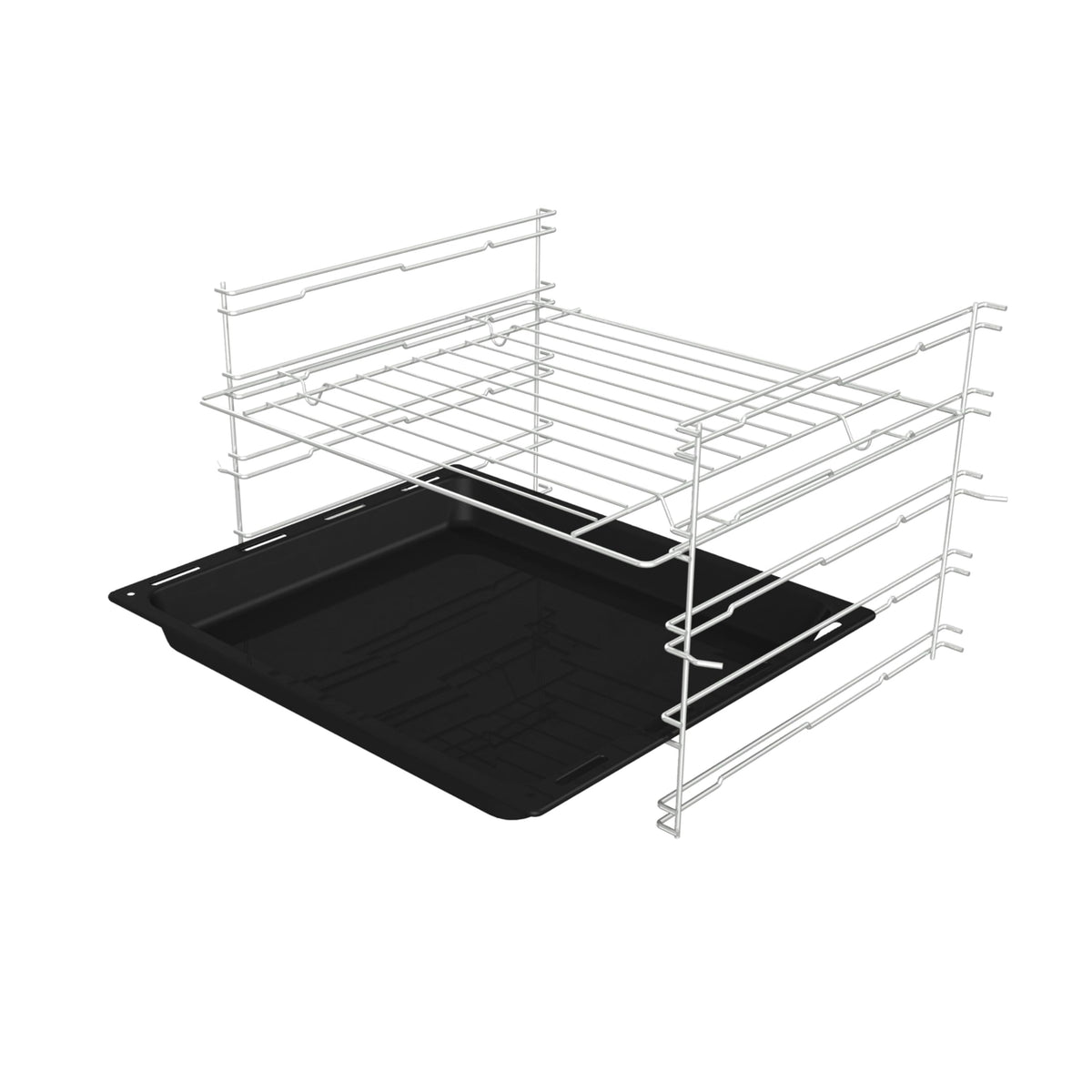 Gorenje Einbauherd-Set Heißluft Inox Set 4 mit Glaskeramik-Kochfeld / 77L / ExtraSteam / GentleClose & Open