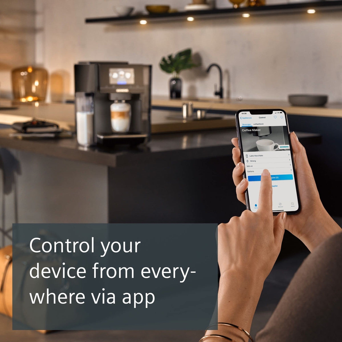 Siemens Home Connect Bean to Cup Fully