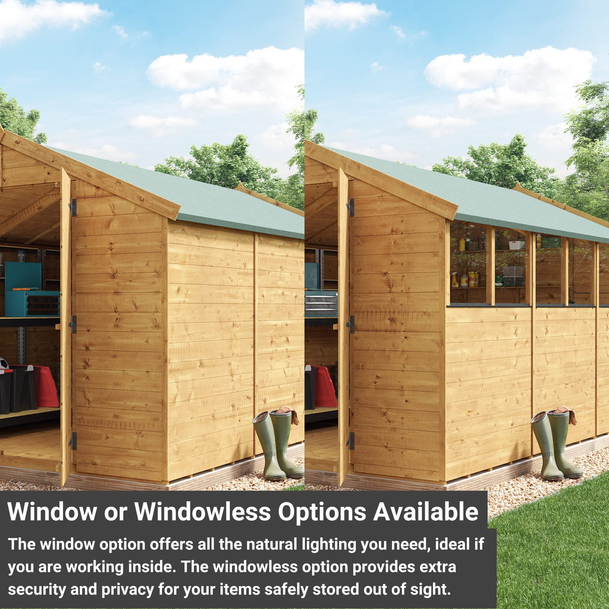 BillyOh Keeper Overlap Garden Shed