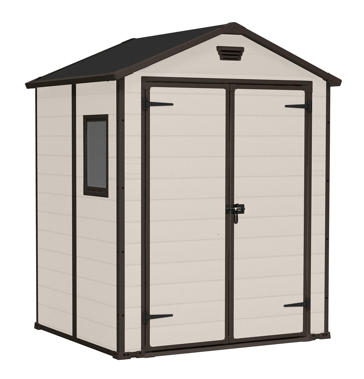 Keter Manor Outdoor Apex Double Door Garden Storage Shed