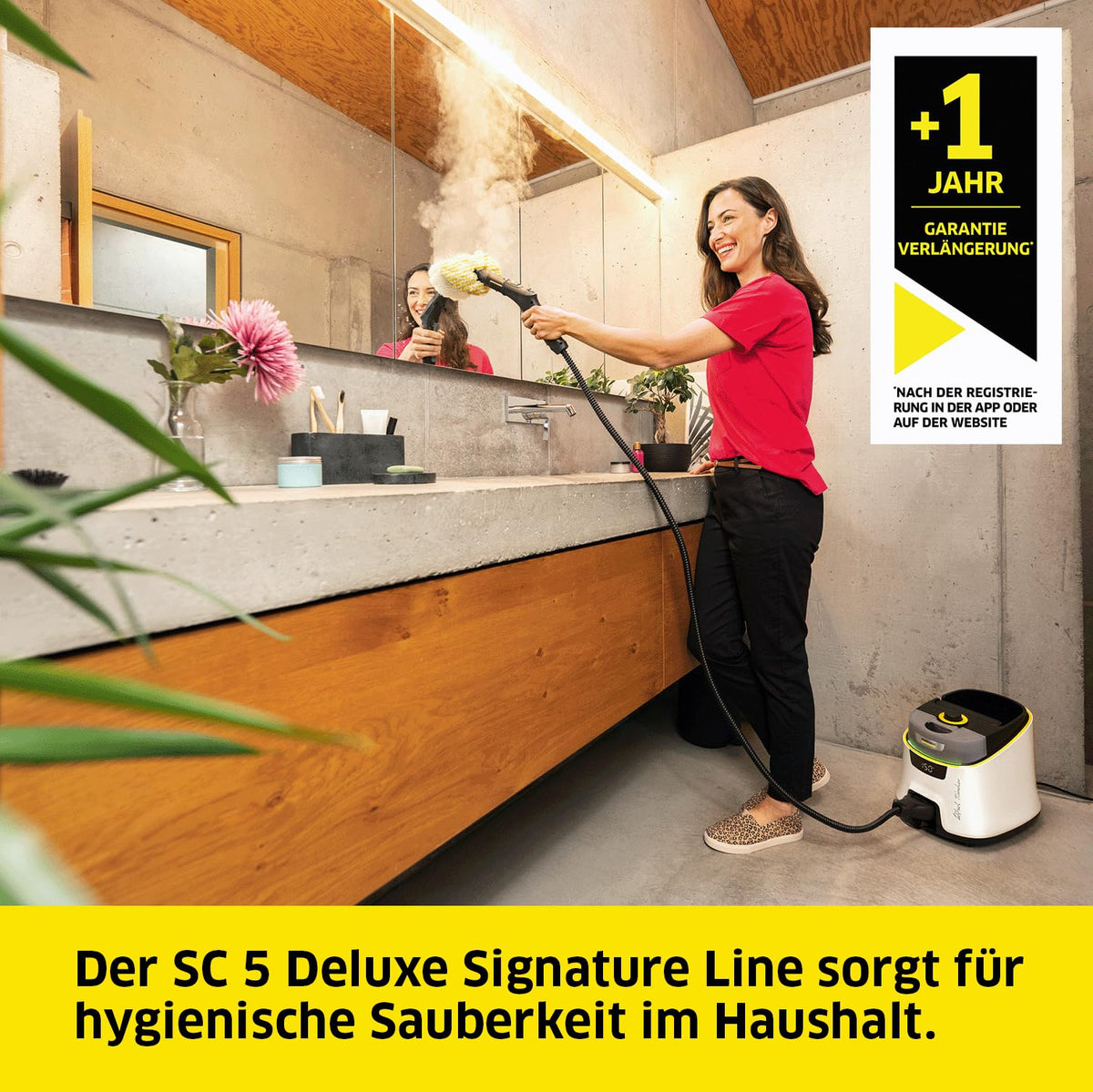Kärcher Dampfreiniger SC 5 Deluxe Signature Line, Dampfdruck: 4 bar