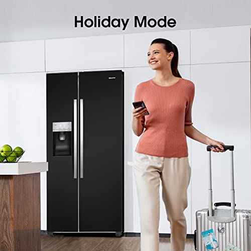 Hisense Freestanding Side-by-Side Door American Fridge Freezer