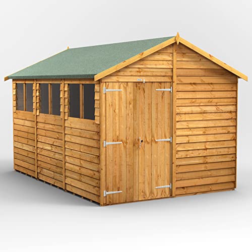 POWER High Grade Premium Apex Overlap Wooden Shed