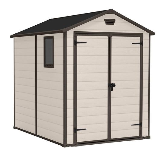 Keter Manor Outdoor Apex Double Door Garden Storage Shed