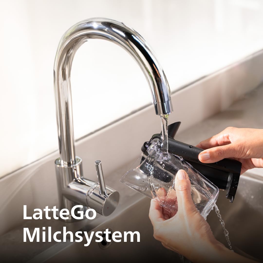 PHILIPS Kaffeevollautomat LatteGo 5400 Serie, Chrom, 12 Spezialitäten