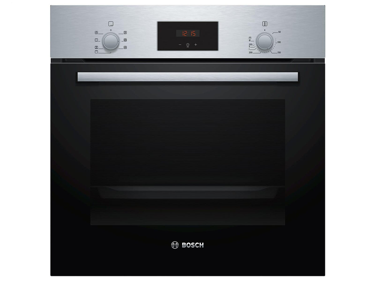 Bosch HBA272BB3, Stiftung Warentest GUT (2,0)*, Serie 4 Einbau-Backofen 60 x 60 cm, Pyrolyse-Selbstreinigung & Hydrolyse