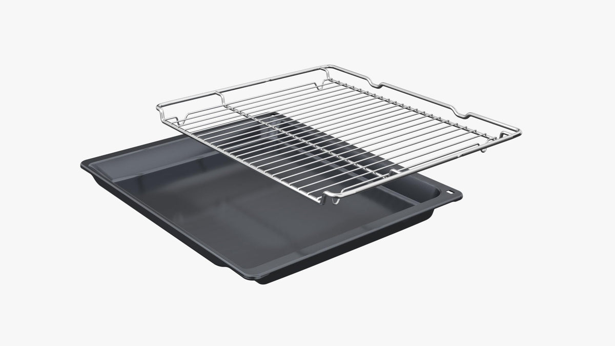 Bosch HBA272BB3, Stiftung Warentest GUT (2,0)*, Serie 4 Einbau-Backofen 60 x 60 cm, Pyrolyse-Selbstreinigung & Hydrolyse