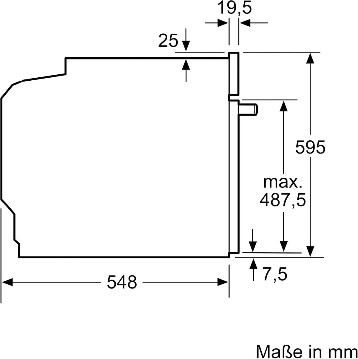 Bosch HBA272BB3, Stiftung Warentest GUT (2,0)*, Serie 4 Einbau-Backofen 60 x 60 cm, Pyrolyse-Selbstreinigung & Hydrolyse