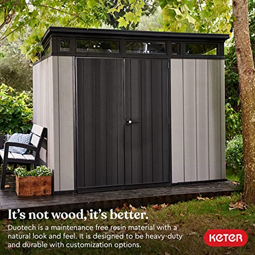 Keter Artisan 9x7 Foot Large Outdoor Shed with Floor