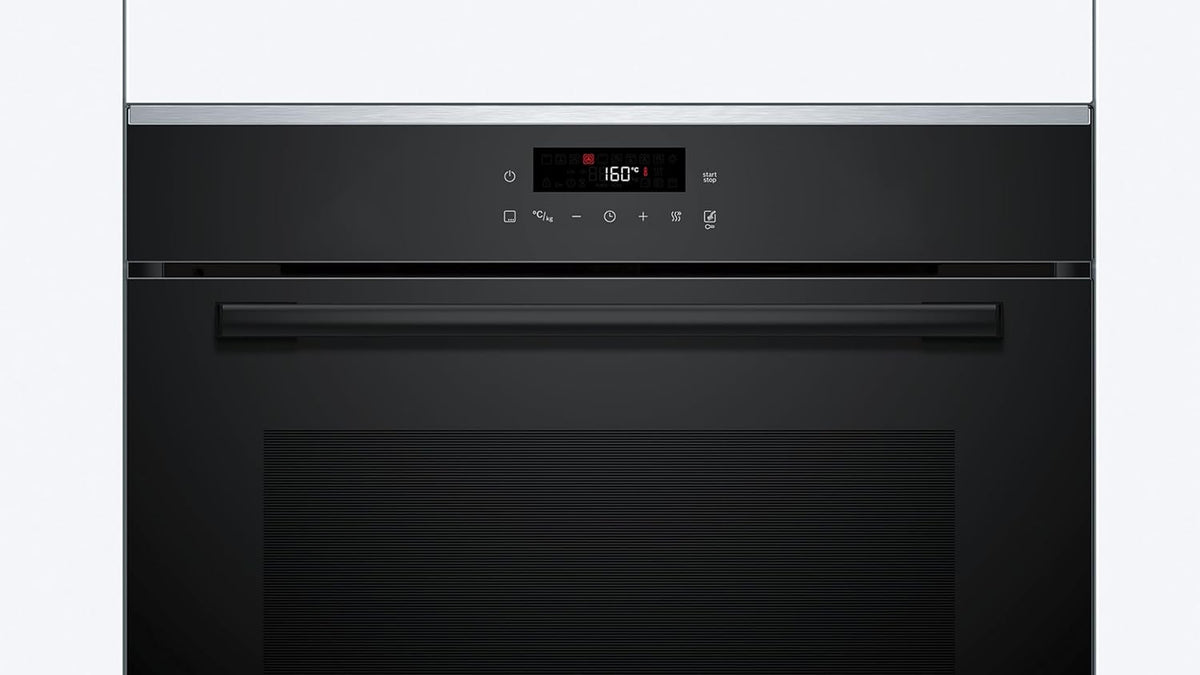 Bosch HBA272BB3, Stiftung Warentest GUT (2,0)*, Serie 4 Einbau-Backofen 60 x 60 cm, Pyrolyse-Selbstreinigung & Hydrolyse