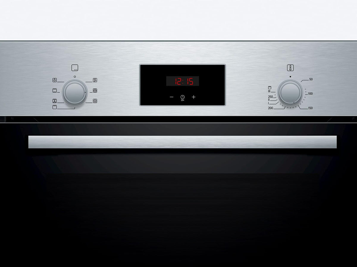 Bosch HBA272BB3, Stiftung Warentest GUT (2,0)*, Serie 4 Einbau-Backofen 60 x 60 cm, Pyrolyse-Selbstreinigung & Hydrolyse