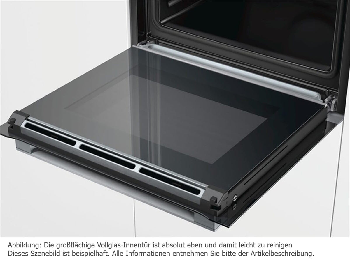 Bosch HBA272BB3, Stiftung Warentest GUT (2,0)*, Serie 4 Einbau-Backofen 60 x 60 cm, Pyrolyse-Selbstreinigung & Hydrolyse