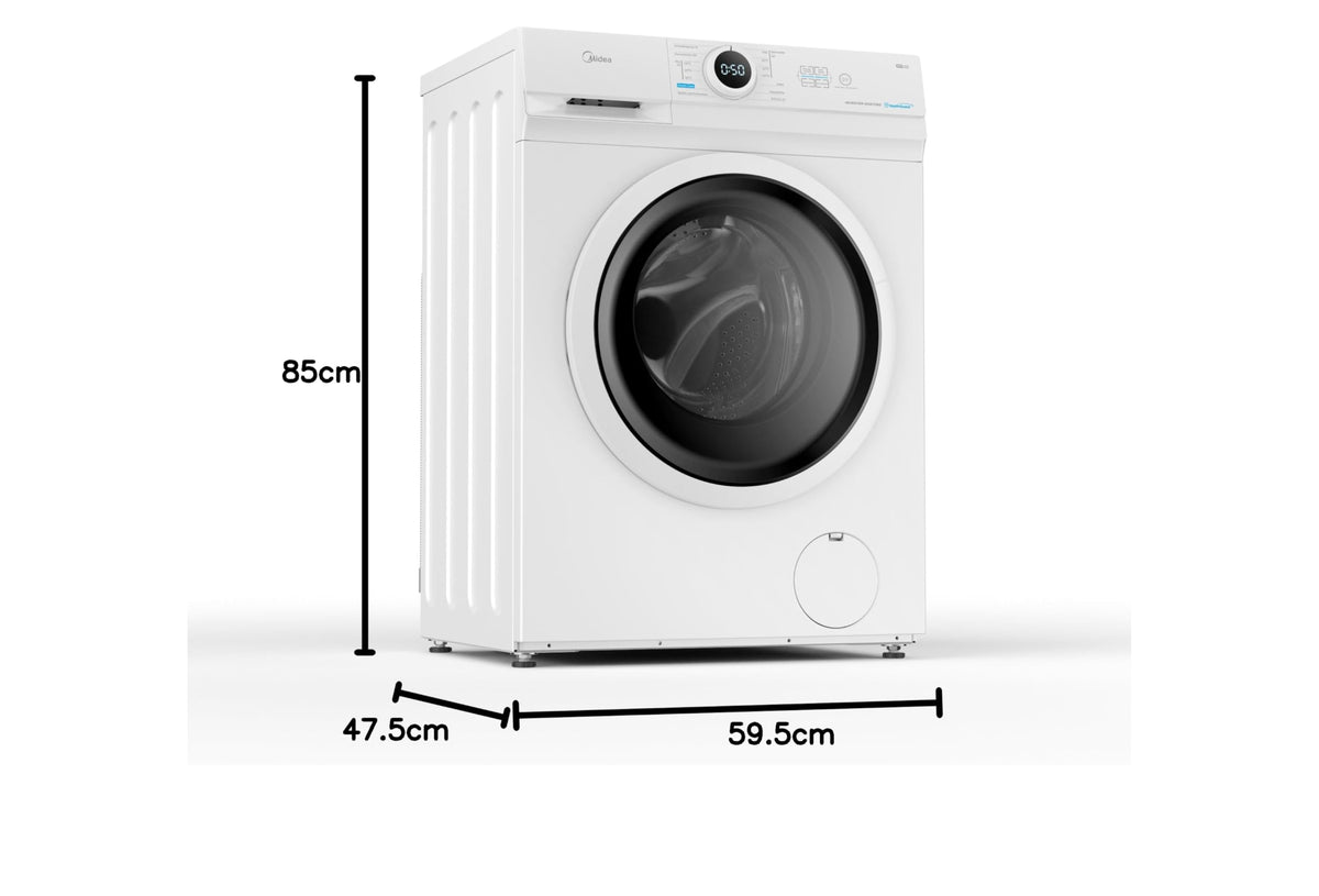 Midea Waschmaschine 7 kg Energieklasse A-10% 1400 U/Min Weiß MF10EW70BA10