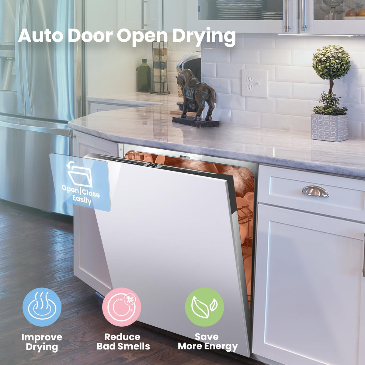 COMFEE'  Fully Integrated Dishwasher