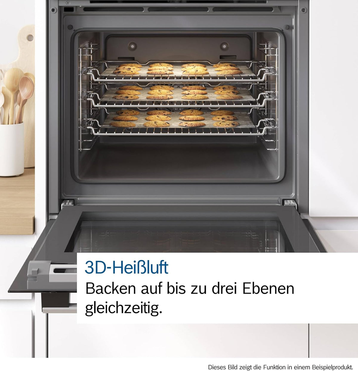 Bosch HBA272BB3, Stiftung Warentest GUT (2,0)*, Serie 4 Einbau-Backofen 60 x 60 cm, Pyrolyse-Selbstreinigung & Hydrolyse