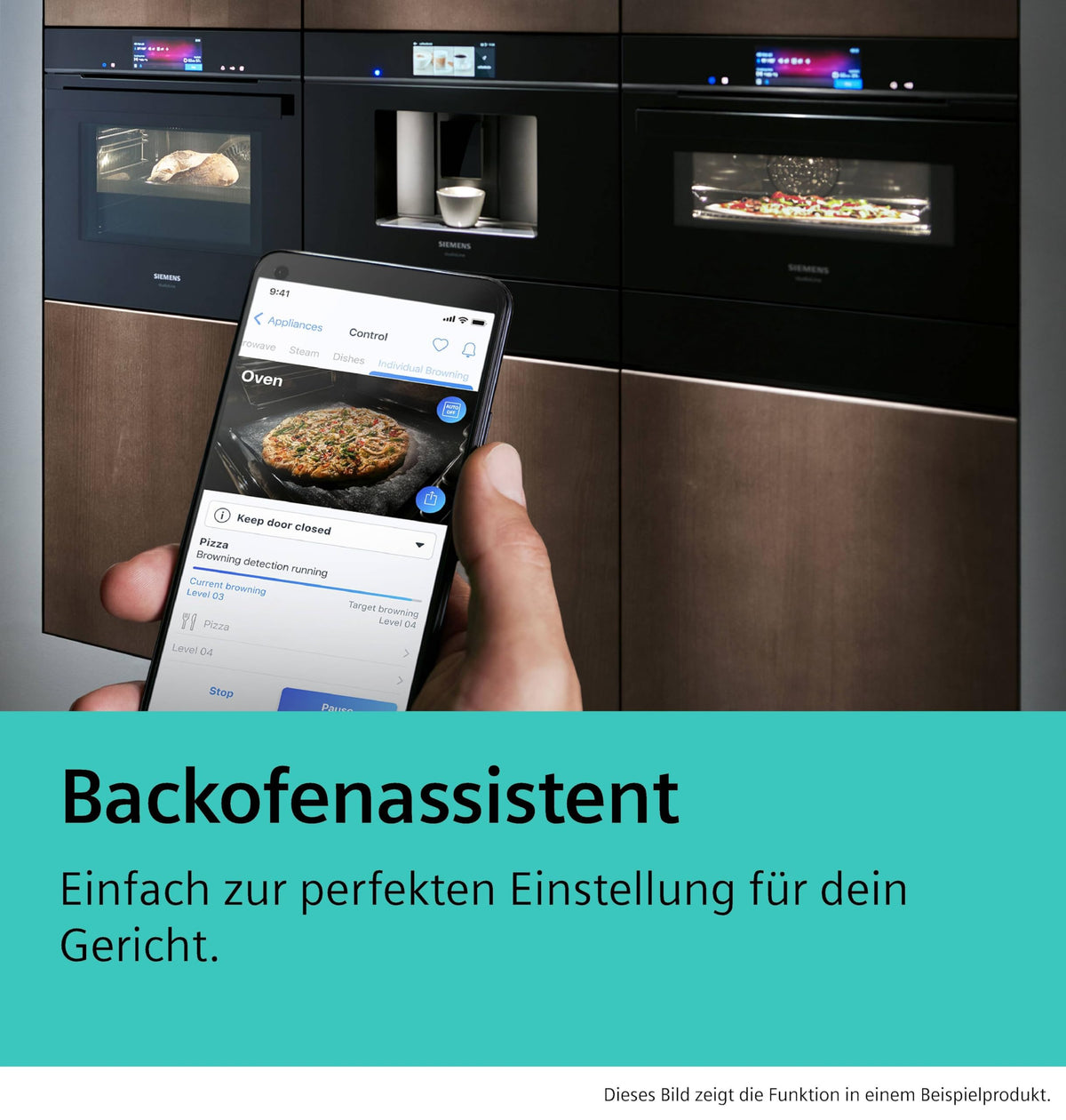 Siemens iQ700 Smarter Einbau-Backofen 60 x 60 cm Edelstahl HB774G1B1