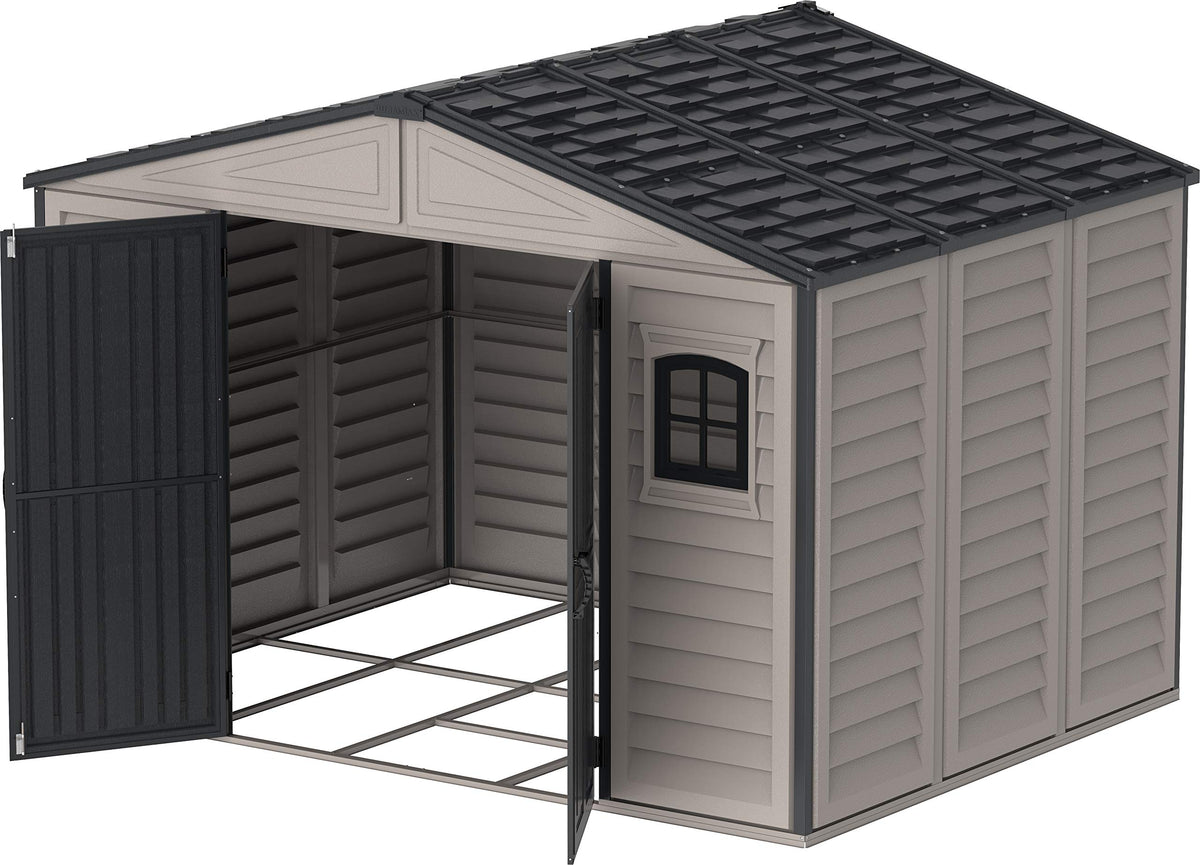 Duramax WoodBridge II PLUS 10.5 x 8 Plastic Garden Shed