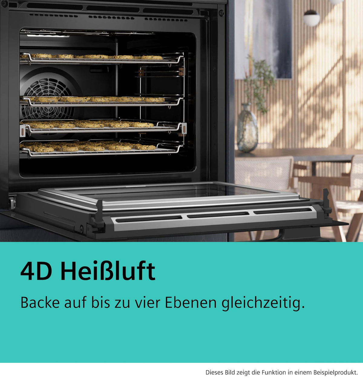 Siemens iQ700 Smarter Einbau-Backofen 60 x 60 cm Edelstahl HB774G1B1