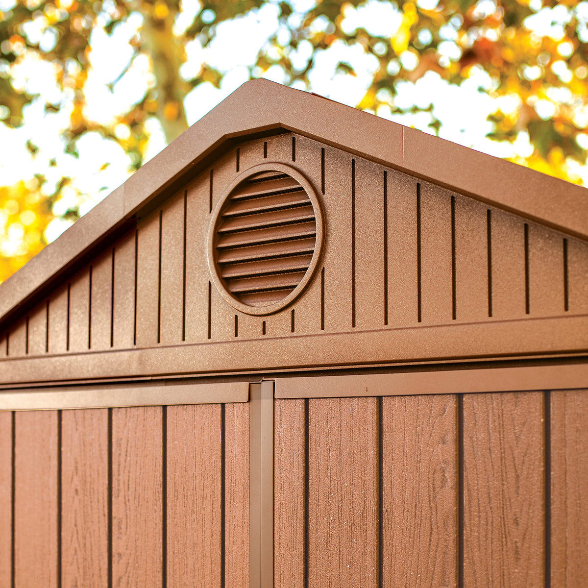 Keter Darwin Outdoor Apex Double Door Garden Storage Shed
