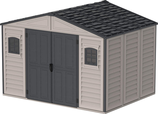 Duramax WoodBridge II PLUS 10.5 x 8 Plastic Garden Shed