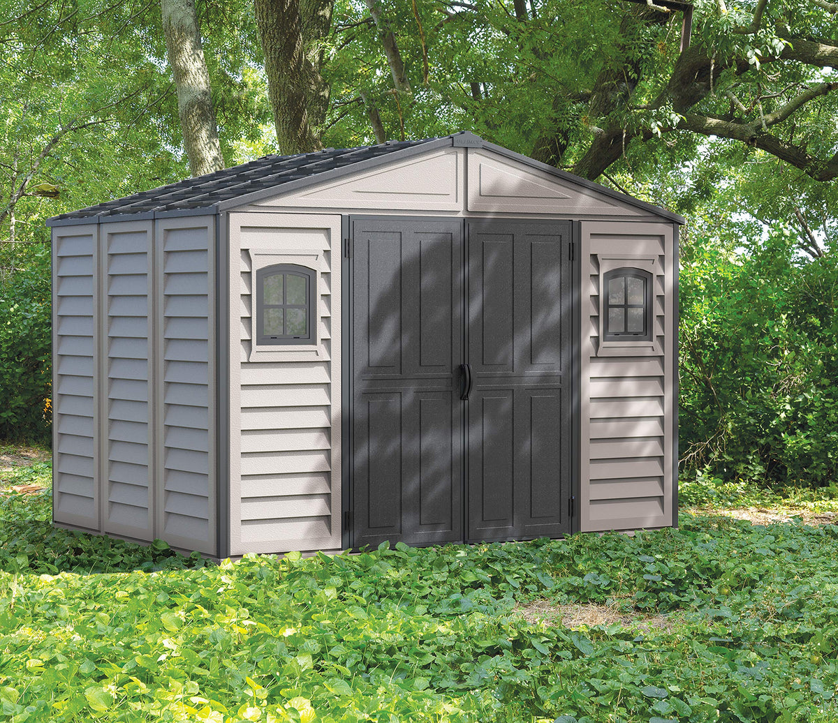 Duramax WoodBridge II PLUS 10.5 x 8 Plastic Garden Shed